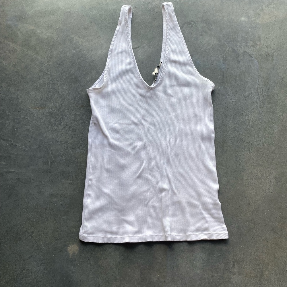 Express Light Gray Tank Top